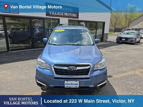 Quartz Blue Pearl 2018 Subaru Forester 2.5i Premium