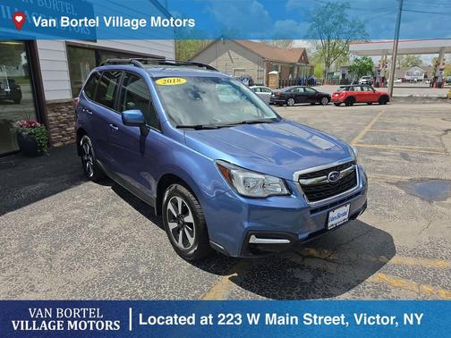 Quartz Blue Pearl 2018 Subaru Forester 2.5i Premium