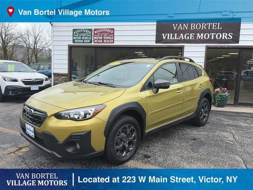 Plasma Yellow Pearl 2023 Subaru Crosstrek Sport