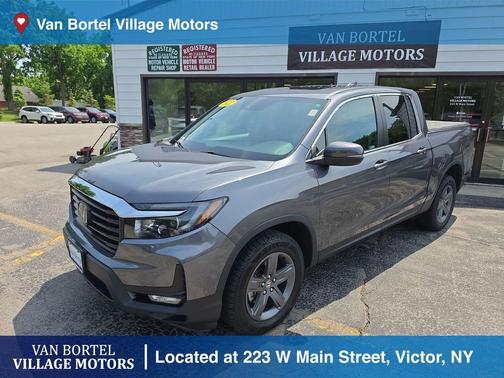 Gray 2022 Honda Ridgeline RTL