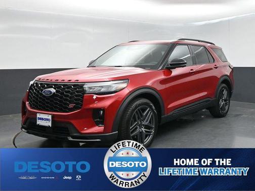 Rapid Red Metallic Tinted Clearcoat 2026 Ford Explorer ST