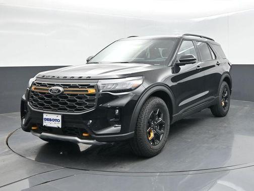 Agate Black Metallic 2026 Ford Explorer Tremor