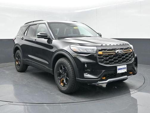 Agate Black Metallic 2026 Ford Explorer Tremor