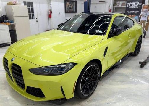 Sao Paulo Yellow 2021 BMW M4 Competition