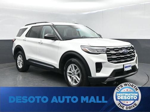 White Metallic 2025 Ford Explorer Active