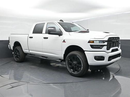 Bright White Clearcoat 2026 RAM 2500 Black Express Crew Cab 4x4 6'4' Box