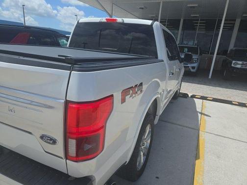 White Platinum Clearcoat Metallic 2018 Ford F-150 Platinum
