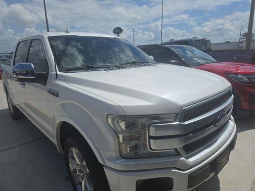 White Platinum Clearcoat Metallic 2018 Ford F-150 Platinum
