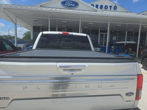 White Platinum Clearcoat Metallic 2018 Ford F-150 Platinum
