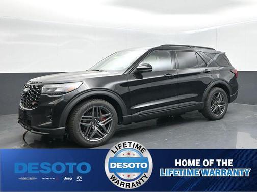 Agate Black Metallic 2026 Ford Explorer ST