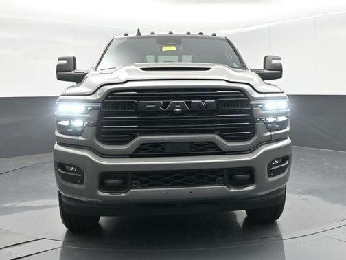 Ceramic Gray Clearcoat 2026 RAM 3500 Laramie Mega Cab 4x4 6'4' Box