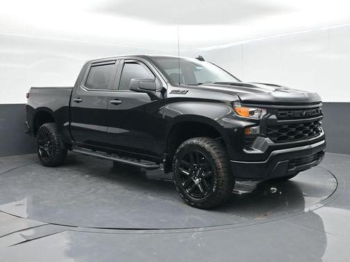 Black 2025 Chevrolet Silverado 1500 Custom Trail Boss