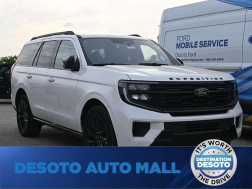 White Metallic 2025 Ford Expedition Platinum