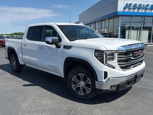 Summit White 2025 GMC Sierra 1500 SLT
