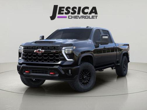 Black 2026 Chevrolet Silverado 2500 Crew Cab, Standard Bed, XR2, 4WD