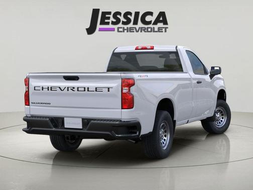 Summit White 2026 Chevrolet Silverado 1500 WT