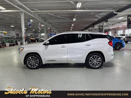 White Frost Tricoat 2024 GMC Terrain Denali