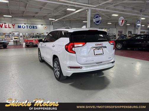 White Frost Tricoat 2024 GMC Terrain Denali