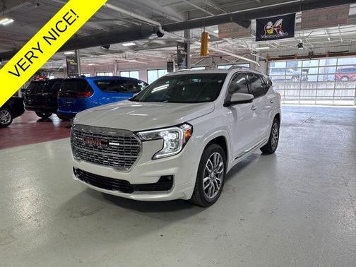 White Frost Tricoat 2024 GMC Terrain Denali