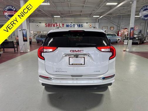 White Frost Tricoat 2024 GMC Terrain Denali