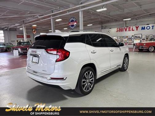 White Frost Tricoat 2024 GMC Terrain Denali