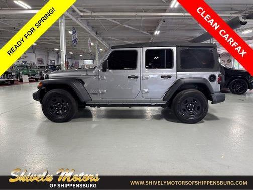 Billet Silver Metallic Clearcoat 2021 Jeep Wrangler Unlimited Sport