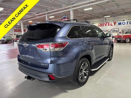 Shoreline Blue Pearl 2016 Toyota Highlander XLE