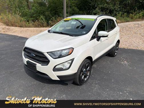 White Platinum Clearcoat Metallic 2018 Ford EcoSport SES