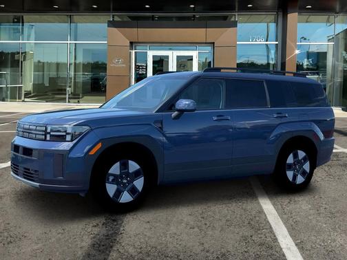 Atlantic Blue 2026 Hyundai SANTA FE HEV SEL