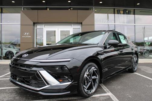 Black 2026 Hyundai SONATA SEL Sport