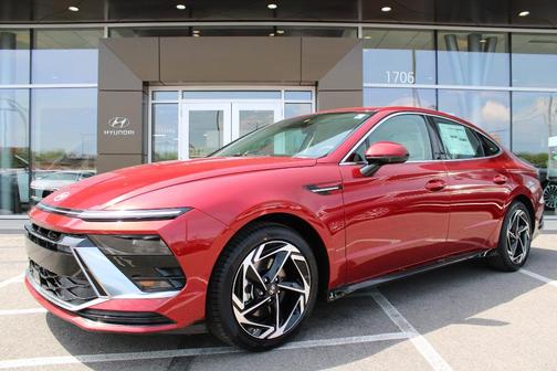 Red 2026 Hyundai SONATA SEL Sport