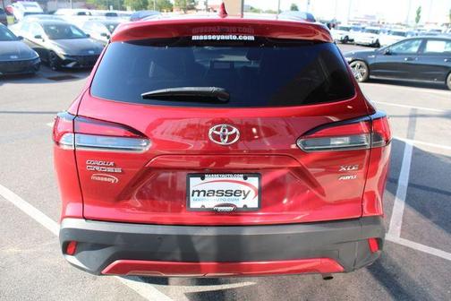 Barcelona Red Metallic 2022 Toyota Corolla Cross XLE