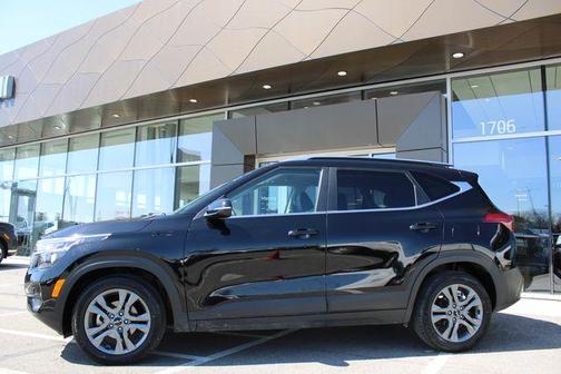 Cherry Black 2023 Kia Seltos S