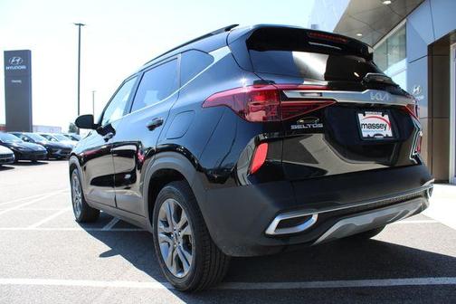 Cherry Black 2023 Kia Seltos S