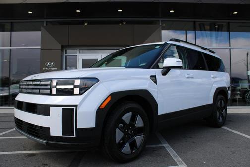 White 2026 Hyundai SANTA FE HEV SEL
