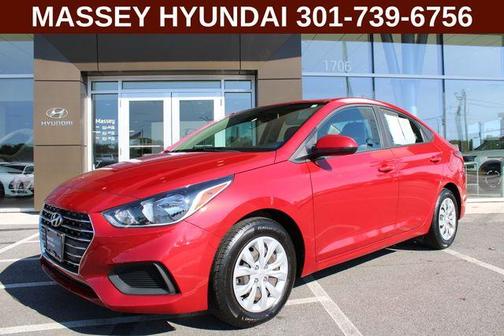 Pomegranate Red Metallic 2022 Hyundai Accent SE