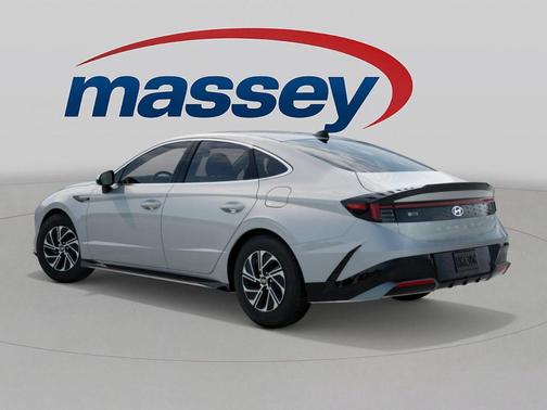 White 2026 Hyundai SONATA Hybrid Blue