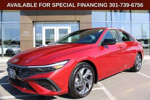 Red 2025 Hyundai ELANTRA SEL Sport