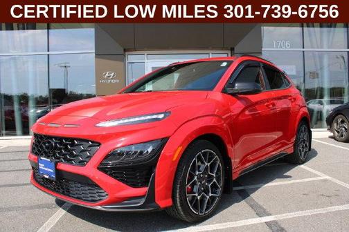 Racing Red 2022 Hyundai Kona N Base