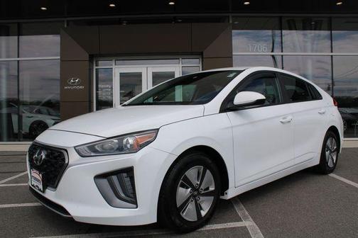 Ceramic White 2022 Hyundai IONIQ Hybrid Blue