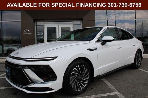 White 2025 Hyundai SONATA Hybrid SEL