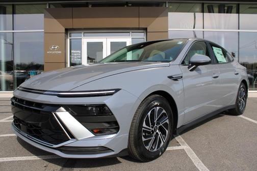 Blue 2026 Hyundai SONATA Hybrid Blue