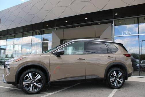 Dk Beige Blk 2024 Nissan Rogue SL