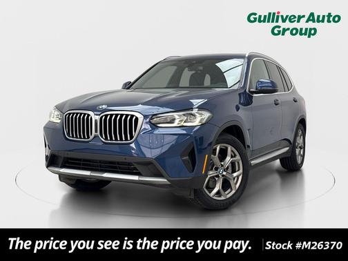 Phytonic Blue Metallic 2022 BMW X3 xDrive30i