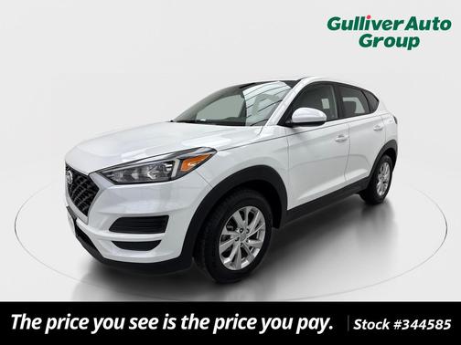 White Cream 2021 Hyundai TUCSON SE