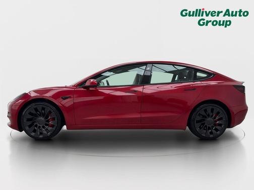 Red Multi-Coat 2022 Tesla Model 3 Performance