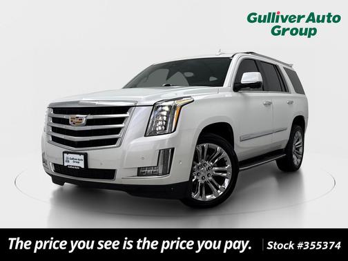 Crystal White Tricoat 2017 Cadillac Escalade Luxury