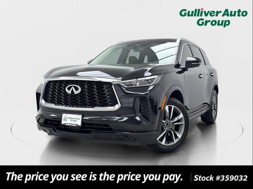 Mineral Black 2023 INFINITI QX60 Luxe