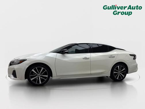 Pearl White Tricoat 2022 Nissan Maxima SV Xtronic CVT