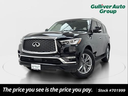 Black Obsidian 2020 INFINITI QX80 Luxe